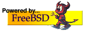 Powered by FreeBSD Logo